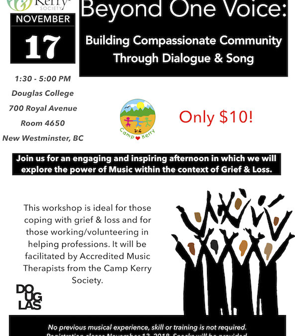 Beyond One Voice: November Workshop