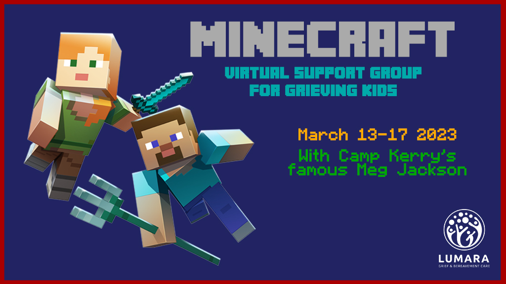 Virtual Minecraft Camp for Grieving Kids